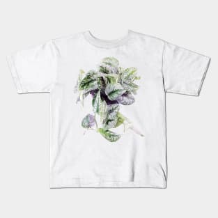 Satin Pothos Watercolor Kids T-Shirt